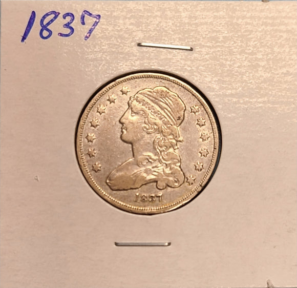 1837 Capped Bust Quarter | VF