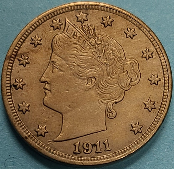 1911 Liberty Nickel | XF Condition